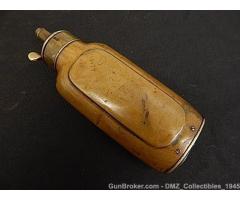 US Civil War Era Large Double Compartment Pistol Flask