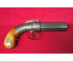 Early Allen & Thurber Pepperbox, Worcester, 1837 Patent, Mfg. 1847-1854