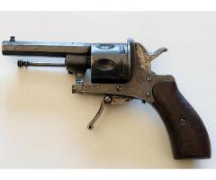 Belgium Folding Trigger 6 shot Revolver, Serial number 13!