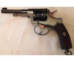 Husqvarna Nagant M/1887 Antique Swedish Army Revolver Caliber 7.5 mm