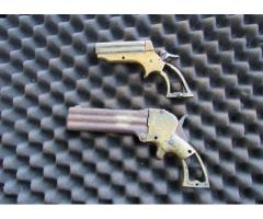 ANTIQUE WILLIAM MARSTON 3 BARREL , AND COLT 4 BARREL DERINGERS