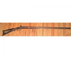 Antique Original Rifle, Ashmore Warranted, 33 Caliber, Muzzleloader