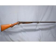 English Mortimer 12G SxS black powder shotgun made 1855-1887