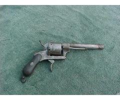 Antique LEFAUCHEUX 1854 Pistol 12MM Confederate