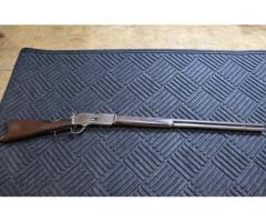 Antique Winchester 1876 Lever Action Rifle