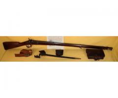 Rare Springfield Model 1842 Musket c. 1844 w/ Civil War Accoutrements