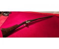 JOHN PATSTONE MODEL 1887 DOUBLE BARREL 12GA ANTIQUE ENGLISH SHOTGUN