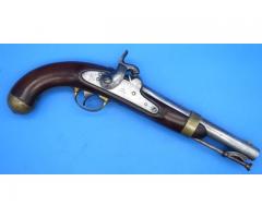 H Aston US Model 1842 Percussion Pistol