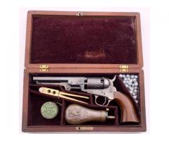 1854 MFG. COLT 1849 POCKET MATCHING NUMBERS W/ CASE & ACCESS. 31 PERCUSSION