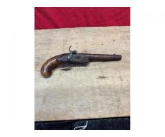 19th century 1800s percussion boot/parlor pistol conversion