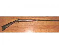 Antique SXS John Crossland Combo Rifle / Smoothbore Muzzleloader