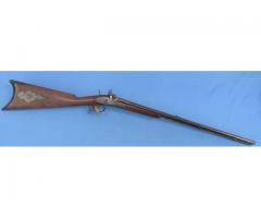 Double Rifle .36 Caliber Edward Andrews Ohio Percussion Antique 1840-60