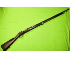 Antique German Mauser Model 1871 Jewehr French Converted to 6.5 X 53 Rifle