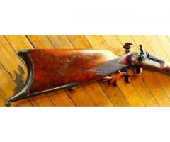 German Schutzen Single Shot Rifle Antique Palour Riffle