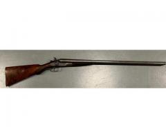 W&C Scott & Son Damascus Barrel CASTLE DUCK GUN 12Ga Antique Shotgun