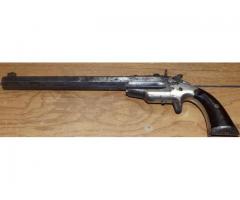 ANTIQUE Frank Wesson 1870 Medium Frame Pistol/Pocket Rifle