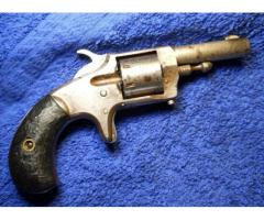 ANTIQUE WHITNEY MONITOR 7 SHOT 22 SHORT SPUR TRIGGER REVOLVER