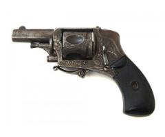 BELGIUM PIN FIRE VELO DOG GUN - ENGRAVED