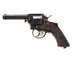 WEBLEY SOLID FRAME REVOLVER - ANTIQUE WITH AMMO