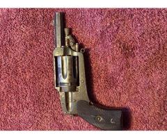 Belgian Velo Dog Folding Trigger Hammerless Revolver with safety