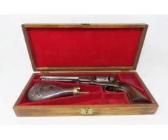 c1866 L-SUFFIX COLT M1851 NAVY .36 Revolver CASED Hartford London Antique