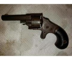 ANTIQUE ETHAN ALLEN SIDE HAMMER 22 REVOLVER